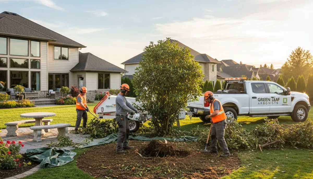 Professional shrub removal service in Boca Raton FL clearing overgrown bushes for a cleaner landscape