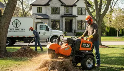 Professional stump removal and grinding in Boca Raton, FL by Chop Chop Tree experts