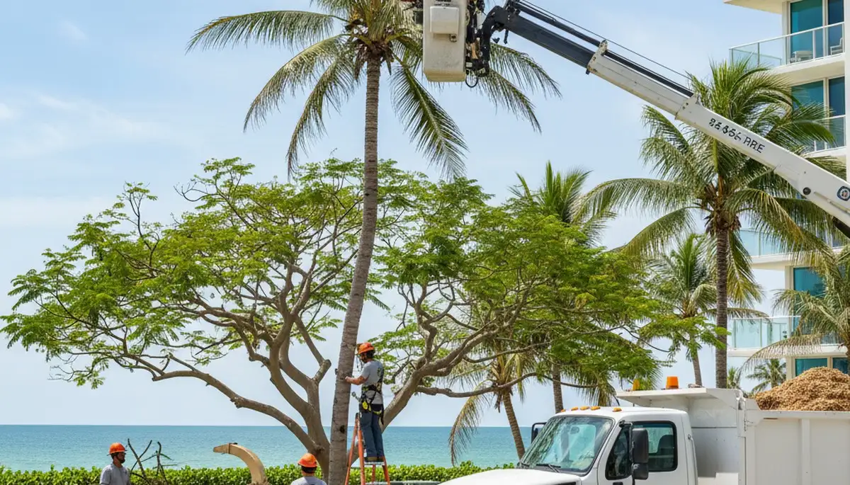 Professional tree removal service in Boca Raton FL by licensed arborists at Tree Service Boca Raton