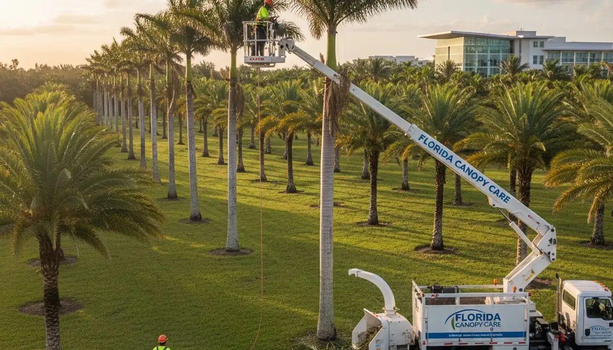 Professional tree removal service in Boca Raton FL by certified arborists